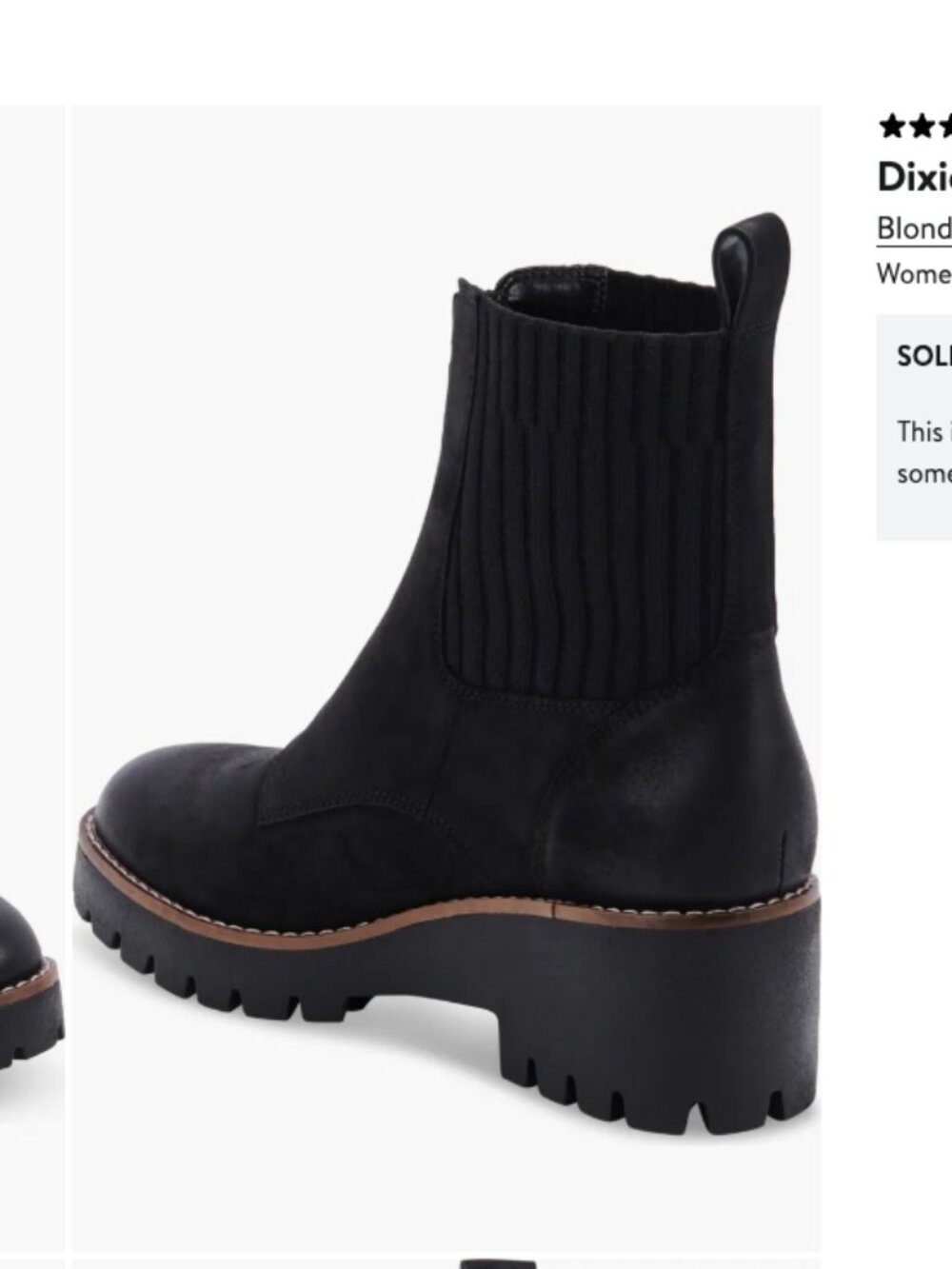 BLONDO Dixie Black Waterproof Boot (Women's 8.5)